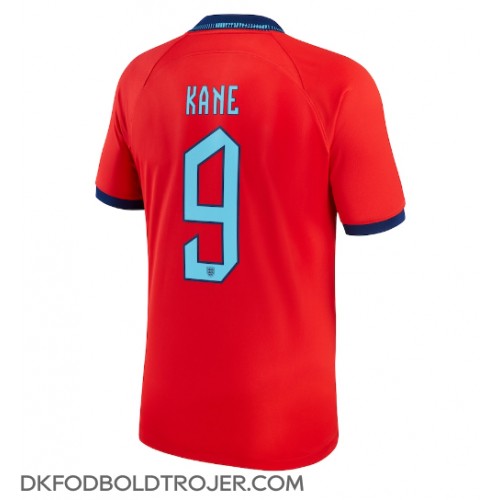 Billige England Harry Kane #9 Udebane Fodboldtrøjer VM 2022 Kortærmet